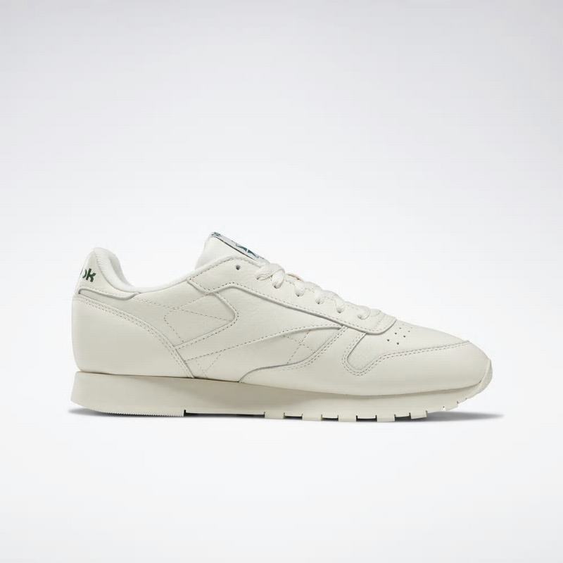 Reebok Classic Leather Tenisky Panske - Biele/Zelene KJ8820VU